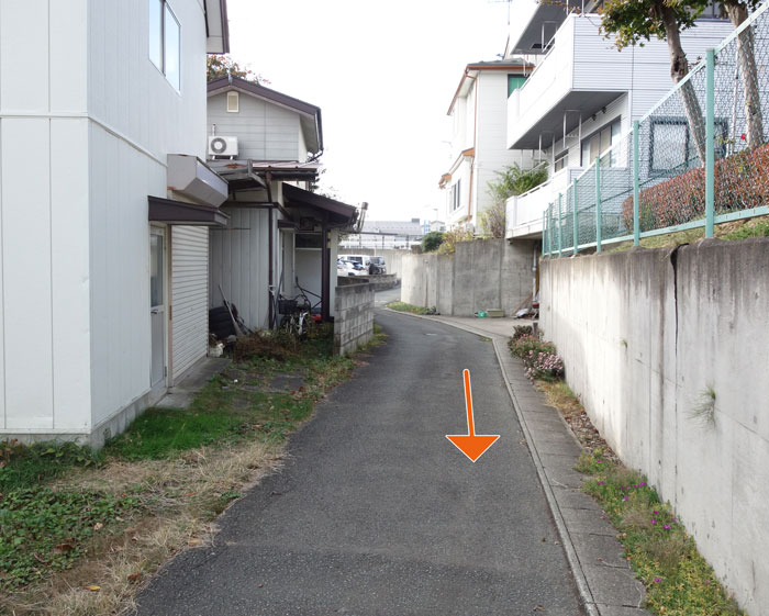 河岸段丘続き