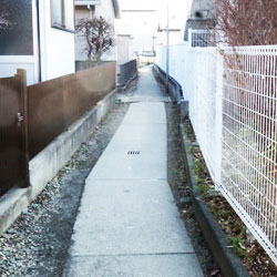 盛岡の水路跡