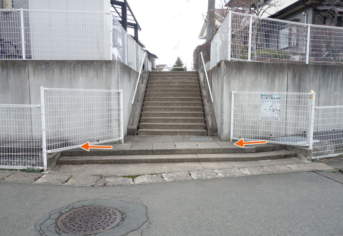 例の階段