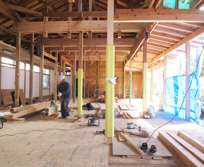 旧菅野家住宅-工事